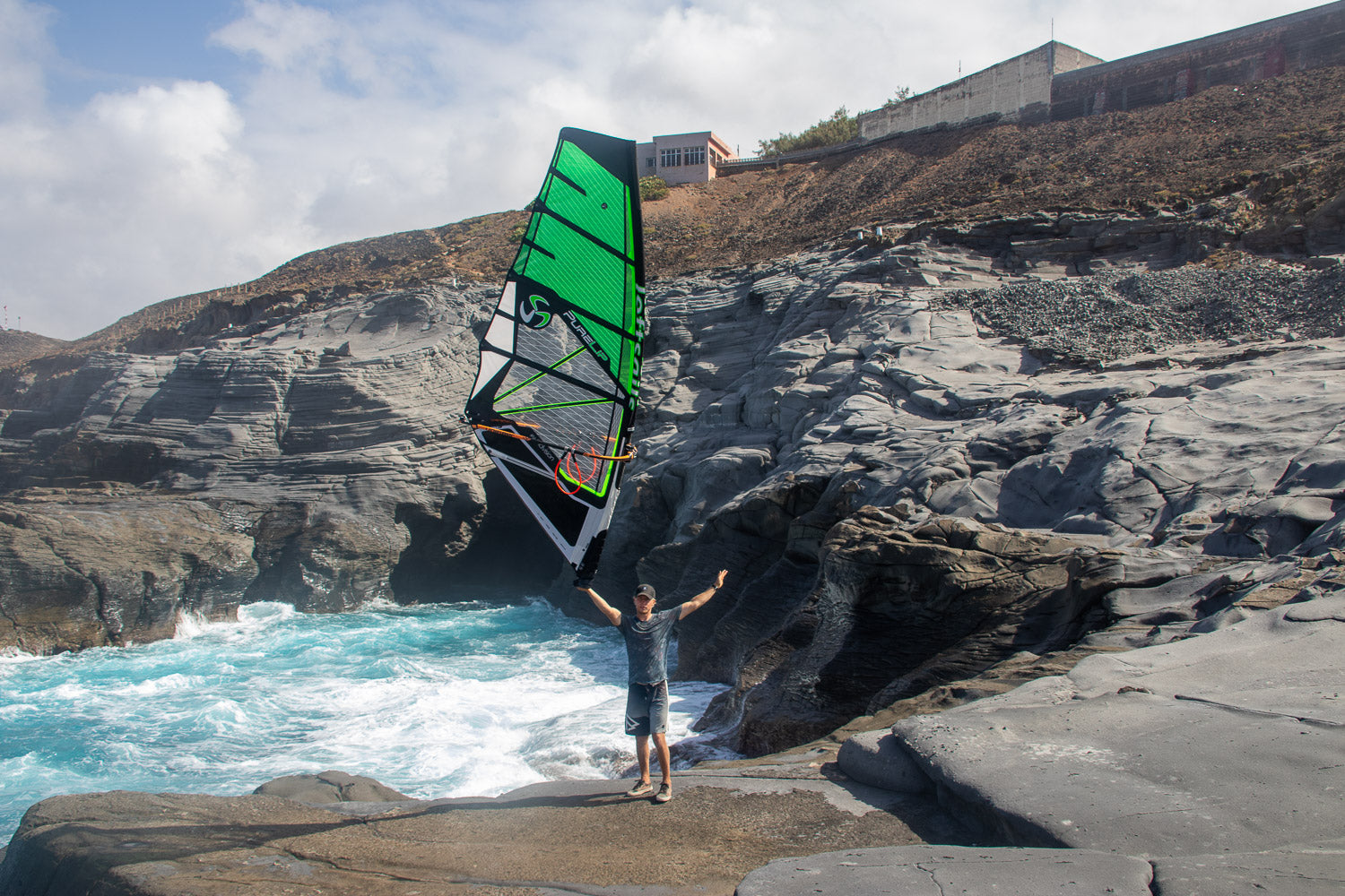 Purelip 5.4 Green 2023 Wave Sail Loftsails