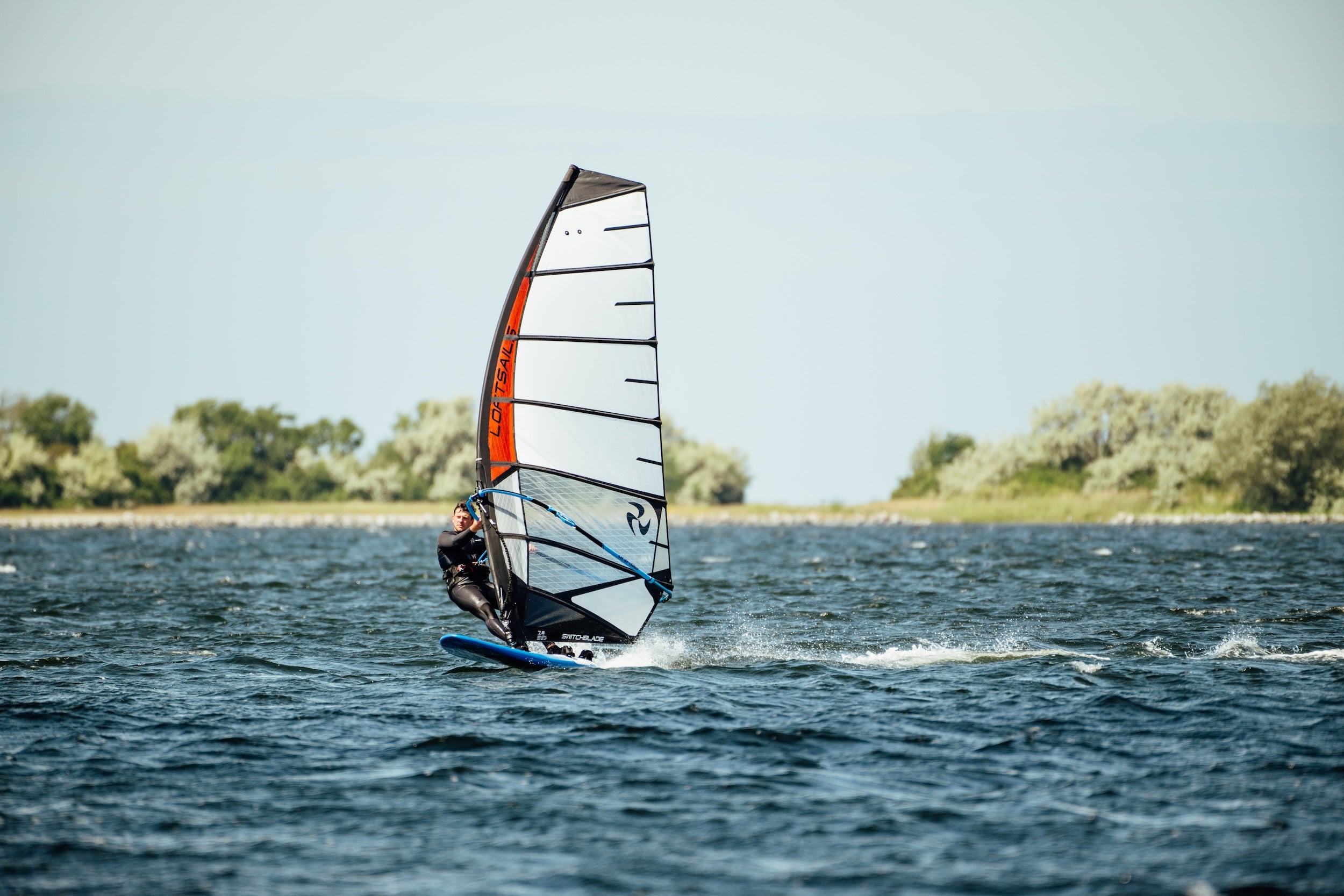 Loftsails Switchblade 8.5 White 2026 - Freeride Windsurf Sail