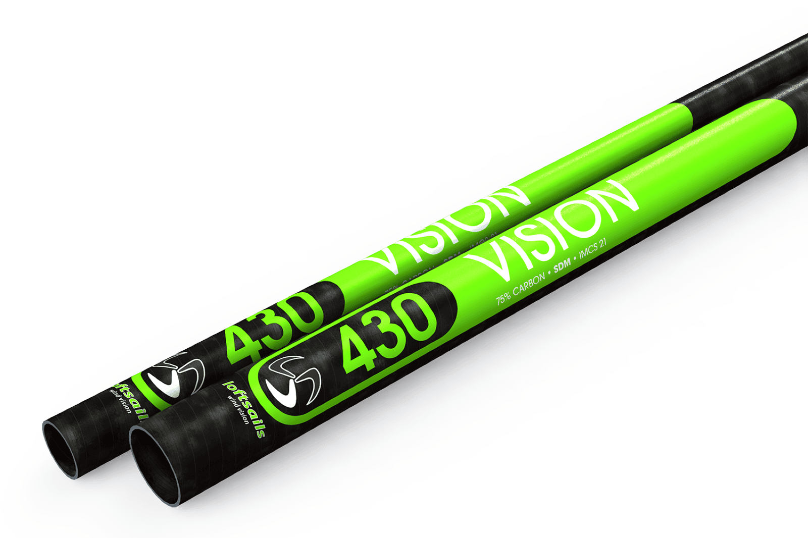 Vision III C75 SDM 490 With Mastbag Windsurf Mast Loftsails
