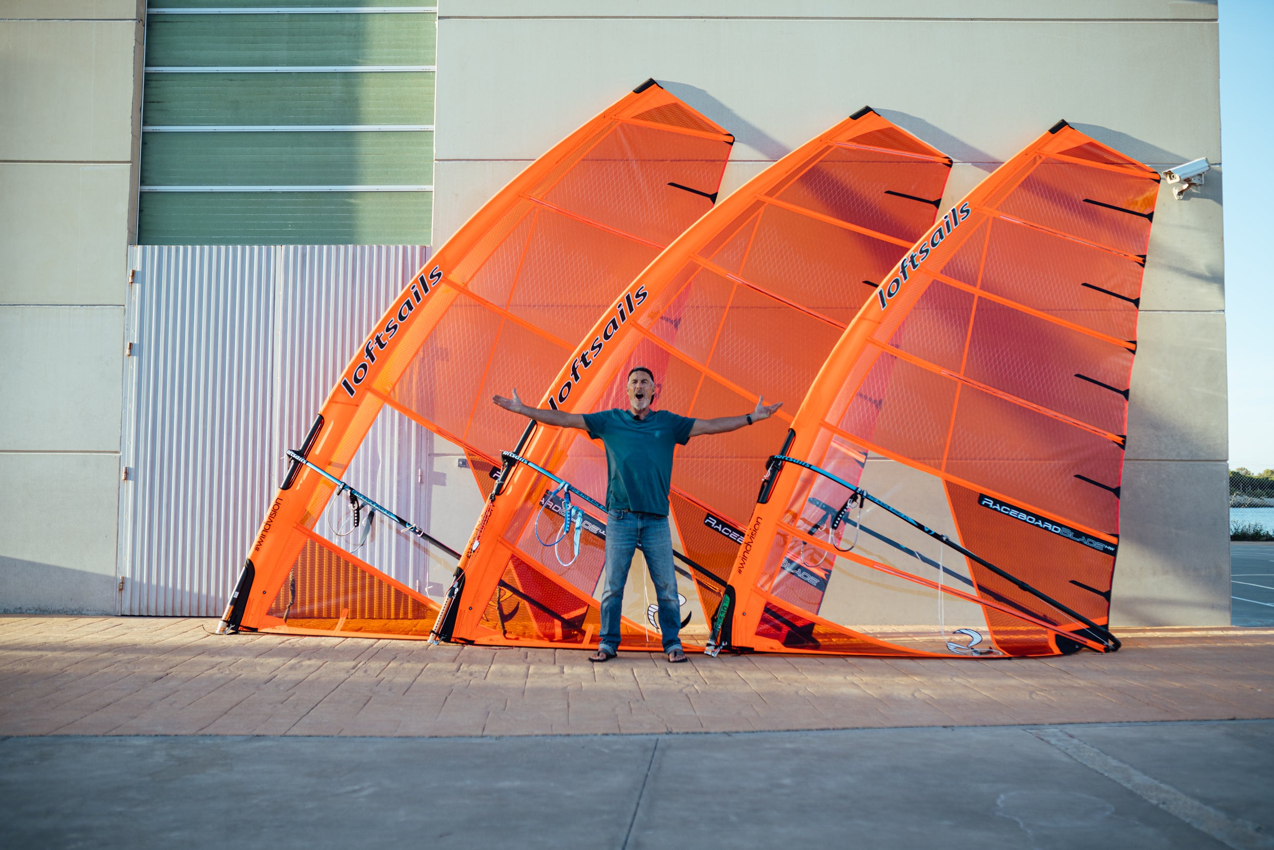 Loftsails - Raceboardblade 9.5 ULW II Orange 2024/25 - Race Sail