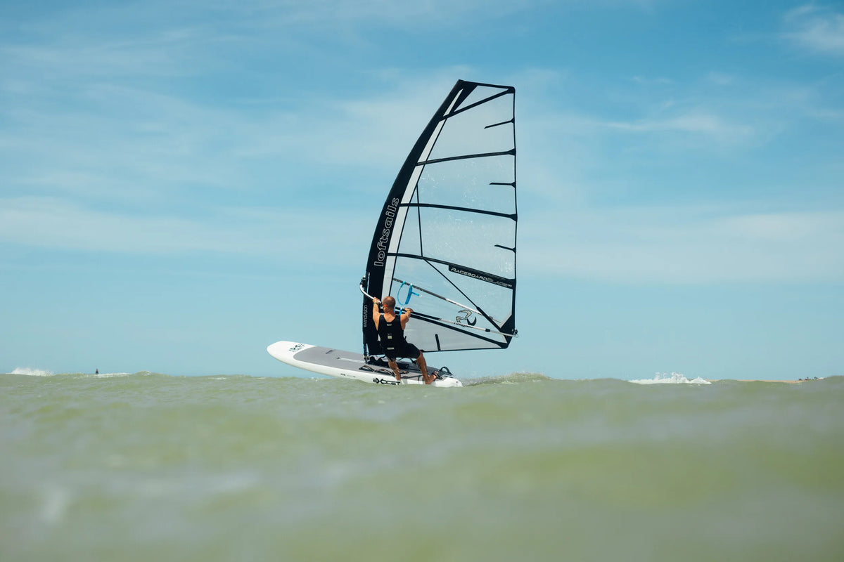 Raceboardblade OD racing upwind at Cadiz
